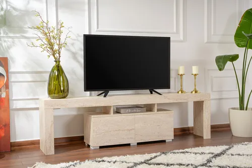 TV Möbel Lowboard Travertin 180 cm