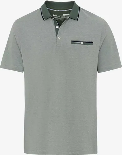 Brax Poloshirt Grün XXL - Stilvolles Herrenoberteil - Herren-Shirts, aus pflegeleichtem Mischgewebe für hohen Tragekomfort, ideal für Freizeit und Sport.