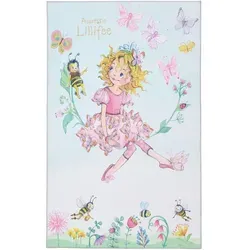 Kinderteppich Prinzessin Lillifee - Mehrfarbig, 100x160 cm - Bunter Kinderteppich mit Prinzessin Lillifee-Motiv. Pflegeleicht und geeignet für Fußbodenheizung. Ideal für das Kinderzimmer, sorgt für eine fröhliche Atmosphäre und lädt zum Spielen ein.