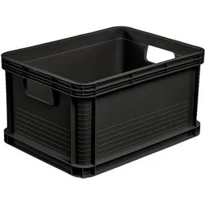 Keeeper Eurobox Robert, 20 Liter, graphite, 40 x 30 x 22 cm in schwarz von keeeper