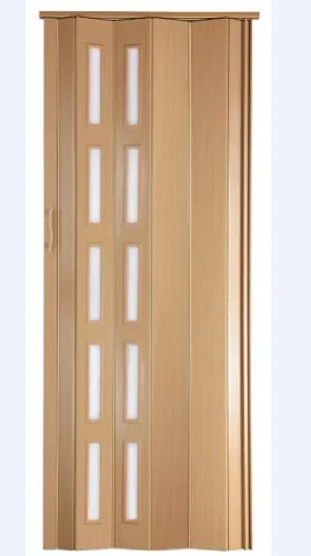 Standom Falttür Schiebetür Buche mit Fenster, 201 cm von Standom