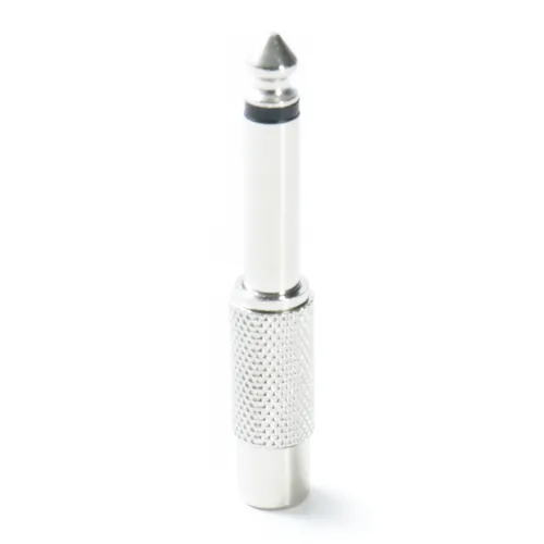 MUSIC STORE Adapter Klinke male 6 3mm mono / Cinch female mono