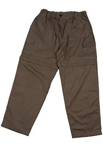 Abraxas Zipp-Off-Hose Übergröße bis 12XL, Khaki, Größe:6XL