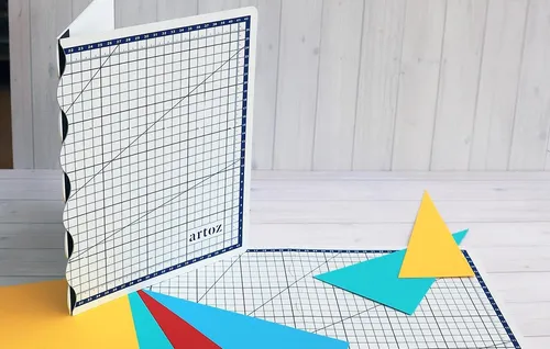 faltbare Schneidematte A3, platzsparend, ideal für präzises Arbeiten