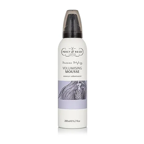 PERCY & REED SESSION STYLING Volumising Mousse 200 ml - Haarpflege: Verleiht unglaubliches Volumen und Schwung, ohne Steifigkeit. Ideal für ein friseurechtes Finish, sulfat- und glutenfrei sowie vegan.