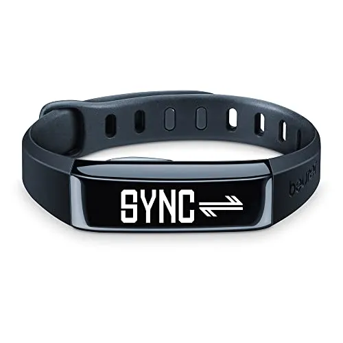 Beurer AS 80 Aktivitätssensor - Aktivitätstracker mit optimaler Aktivitätskontrolle und Schlafanalyse, inklusive App-Integration für umfassende Gesundheitsüberwachung.