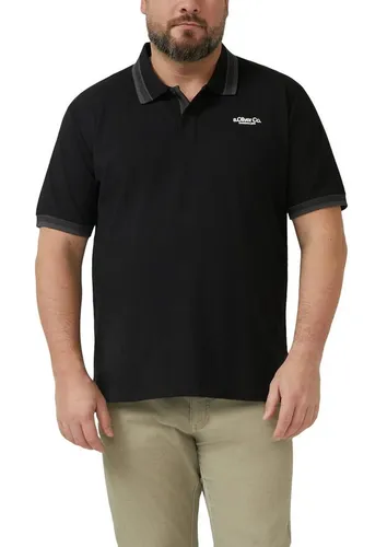 s.Oliver Poloshirt Big Size grau 4XL (64/66) - Hochwertiges Poloshirt aus 95% Baumwolle und 5% Elasthan, ideal für lässige Anlässe. Maschinenwaschbar bei 30 Grad, mit Kentkragen und Knopfleiste für einen sportlichen Look.