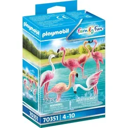 PLAYMOBIL Family Fun 70351 Flamingoschwarm - Bunt