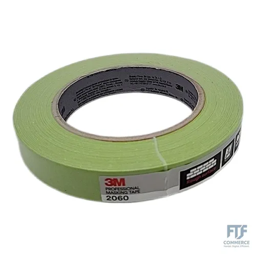 3M Pro Malerabdeckband 2060 für grobe Oberflächen, 1 Rolle, 18 mm x 50 m – UV- u