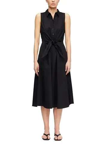 Comma Kleid - Tailliertes Design - Elegantes, ärmelloses Kleid aus hochwertigem Baumwollmix mit abgerundetem Saum. Ideal für besondere Anlässe und den täglichen Gebrauch.