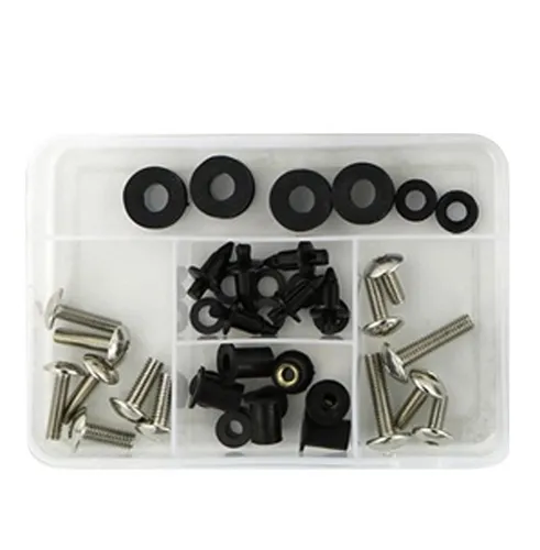 Zaddox Schrauben-Set für Kawasaki Z 1000 (03-06) - Hochwertiges Ersatzschrauben-Set für die Karosserie, passend zu Kawasaki Z 1000. Ideal zum Austausch von fehlenden oder beschädigten Schrauben und sorgt für ein einheitliches Erscheinungsbild.