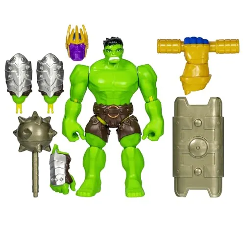 Avengers Hulk Custom Deluxe Mix-And-Match Action Figure 12cm - Spielfiguren: Individuell gestaltbare Hulk Figur für kreative Spielmöglichkeiten und stundenlangen Spaß.