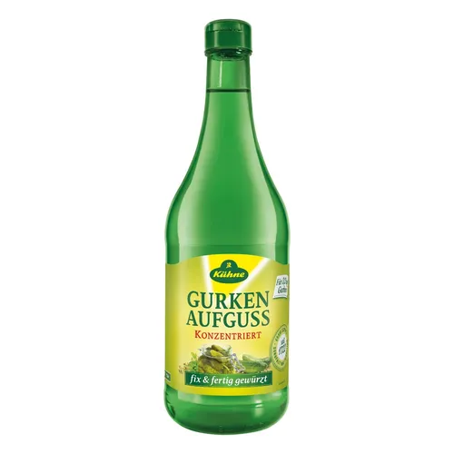 Kühne Gurkenaufguss würzig aus Branntweinessig 750ml