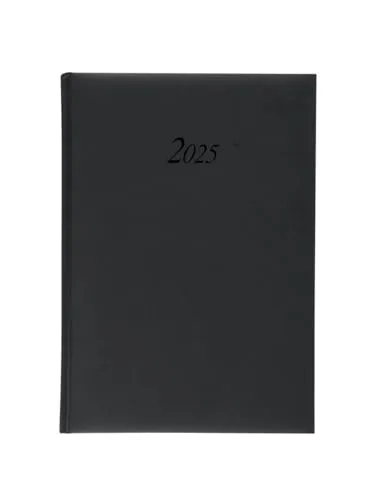 Wochenplaner 2025 / Buchkalender / Größe: 17,2x24cm / Farbe: schwarz