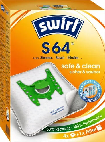 Swirl S 64 EcoPor Staubsaugerbeutel von Swirl