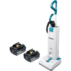 Makita DVC 560 T2 Akku Staubsauger 36 V mit 2x 5,0 Ah Akku - Leistungsstarker Akku Staubsauger mit kabellosem Betrieb, drei Leistungsstufen und flexibler Handhabung. Ideal für gründliche Reinigungen von Teppich- und Hartböden.