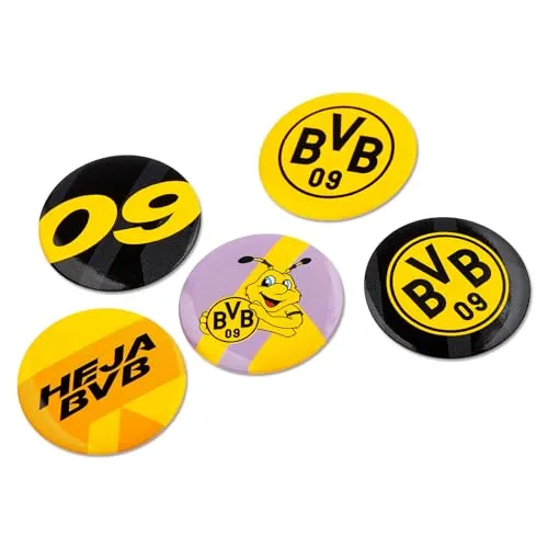Borussia Dortmund BVB Ansteckbutton (5er Set) von Dortmund