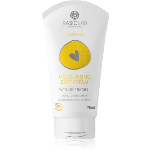 BasicLab Dermocosmetics Famillias leichte feuchtigkeitsspendende Creme für das Gesicht 75 ml