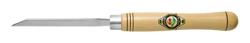 Kirschen Drechslerbeitel 6 mm Abstechstahl mit langem Weißbuchenheft - Hochwertiger Beitel für präzise Holzarbeiten, ausgestattet mit langem Weißbuchenheft für optimalen Komfort und Kontrolle.