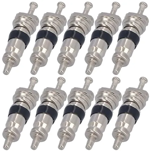 10x Ventileinsatz Messing Reifenventil Auto PKW NFZ ATV Motorrad Roller Fahrrad