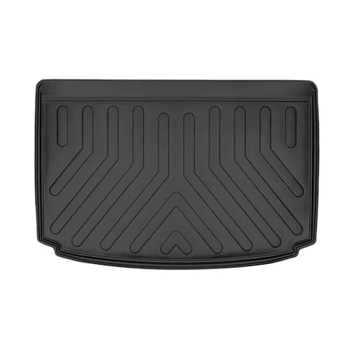 Trimak Passgenau 3D Untere Kofferraumwanne Kompatibel mit Kia NIRO EV Elektrik Kofferraummatte Schutzmatte Auto Zubehör Antirutschmatte Kantenschutz TPE Gummi Dauerhaft Schwarz