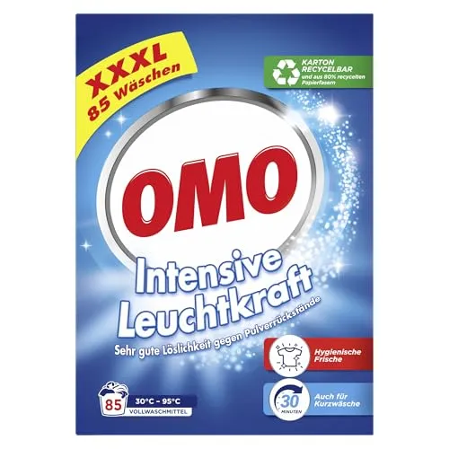 Omo Waschpulver XXXL 85 WL | Effektive Reinigung für alle Textilien