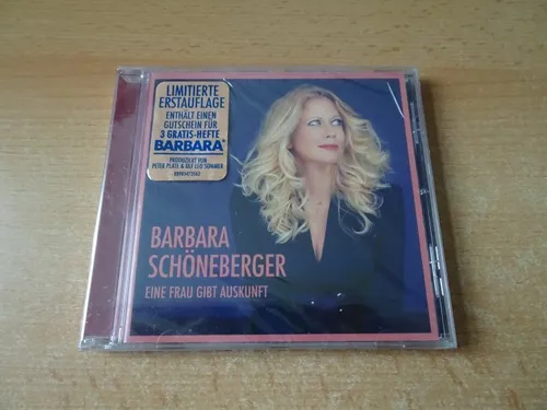 CD Barbara Schöneberger - Eine Frau gibt Auskunft - 2018 - NEU/OVP -Erstauflage