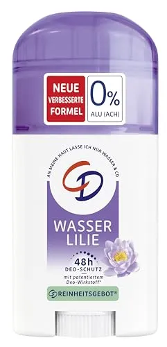 CD Deo Pflege-Stick Wasserlilie | 48h Schutz | ohne Alkohol & ohne Aluminium | nach der Rasur geeignet | 40ml