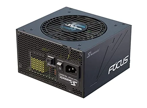Produktbild Seasonic Focus GX 750W Power Supply, Full Modular, 80 Plus Gold, 90% Efficiency, Cable-Free Connection, Hybrid Silent Fan Control, 10 Years Warranty, Power and Performance , Black