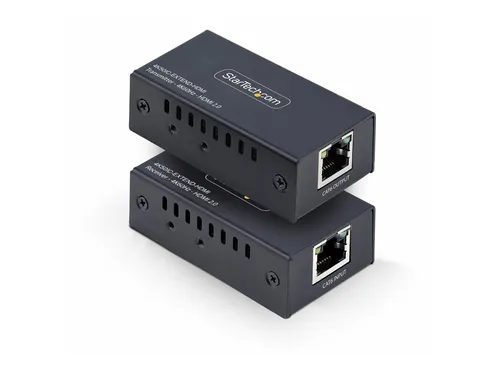StarTech.com HDMI über Netzwerkkabel Extender, 4K 60Hz - HiFi-Kabel: Überträgt 4K 60Hz Video bis zu 60m verlustfrei über ein einziges Netzwerkkabel, ideal für Räume ohne Steckdosen dank Power-over-Cable.
