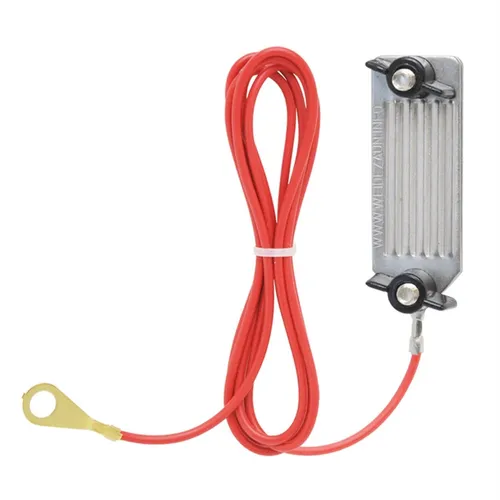 Zaunanschlusskabel 130cm Band bis 40mm NIRO M8-Öse Weidezaun Anschlusskabel