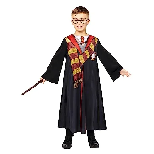 Amscan Kinderkostüm Harry Potter Dlx-Set - für Jungen und Mädchen, ideal für Karneval und Mottopartys, Alter 6-8 Jahre