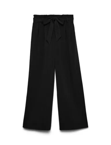 VERO MODA Vmsydney Hw Paperbag Ankle Pant Noos in schwarz von VERO MODA