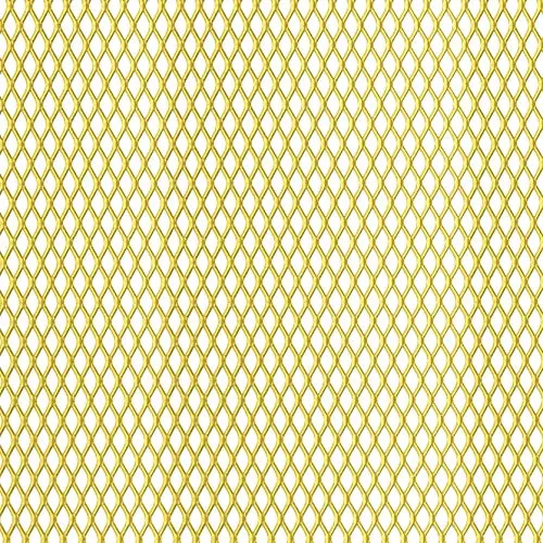 Alberts Streckmetallblech aus Aluminium, goldfarbig eloxiert, 300 x 1000 x 1,6 mm - Hochwertiges Streckmetallblech aus goldfarbig eloxiertem Aluminium, ideal für kreative Projekte und Konstruktionen. Maße: 1000 x 300 mm, Materialstärke 1,6 mm. Perfekte Qualität für vielseitige Anwendungen.