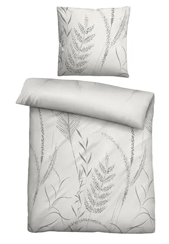 Biberna Bettwäsche 0840518, Flanell, 2-teilig - Bettwäsche-Set aus 100% Baumwolle, kuschelig warm und hautfreundlich, ideal für erholsamen Schlaf, made in Germany.