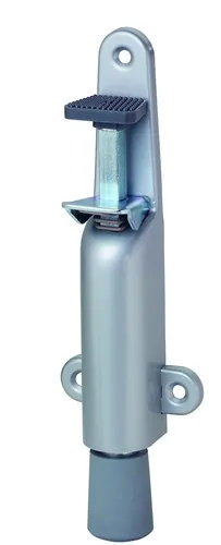 KWS Türfeststeller Türstopper Silber 50mm Hub Türpuffer Bodentürfeststeller