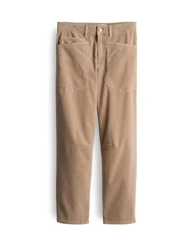 OPUS PANTS Damen Barrel | Melly Breeze Barrel Jeans aus BCI Cotton Mix Mid Rise golden Oak, 42 L28