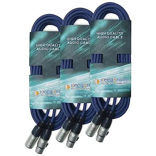 keepdrum 6m DMX Kabel Blau