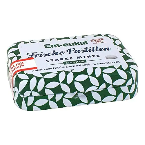 EM-EUKAL Frische Pastillen starke Minze zuckerfrei 20 g