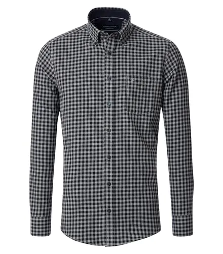 CASAMODA B.D. Comfort Fit 103 blau - XXL - Herrenhemd im Comfort Fit, aus hochwertigem Material, ideal für einen bequemen und stilvollen Look. Perfekt für Freizeit oder Büro.