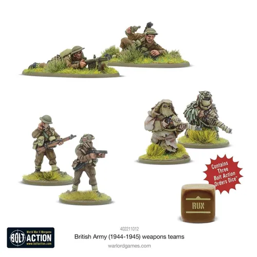 British Army Weapons Teams 1944-45 - Warlord Games