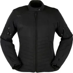 Furygan IceTrack Damen Textiljacke - Wasserdicht und Komfortabel - Schwarz - XXL - Motorradjacke mit herausnehmbaren Thermofutter und D3O® GhostTM Protektoren für optimalen Schutz und hohen Tragekomfort bei kaltem Wetter.