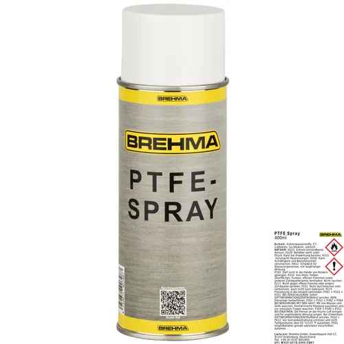BREHMA PTFE Kriechöl Gleitmittel Schmiermittel Trockenschmierung Gleitspray