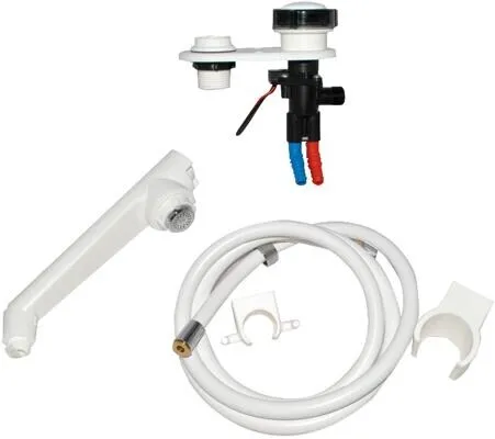 Keller Luxus Brausegarnitur, weiß