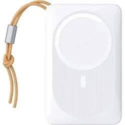 VEGER Power Bank MagOn 10.000mAh mit Wireless Charging - 15W MagSafe Unterstützung - Powerbank mit 10.000mAh für schnelles Laden, kabellos und per Kabel. Ideal für unterwegs mit schlankem Design und 5 LED-Anzeigen für den Ladezustand.