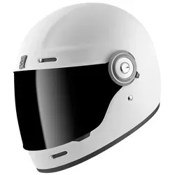 Bogotto V135 Helm XL, weiß für Männer - Motorradhelm aus Fiberglas mit klarem, kratzfestem Visier und effizienten Ventilationssystem für optimalen Komfort und Sicherheit.