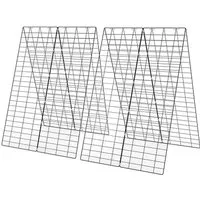 2-teiliges Gartenspalier - Pflanzen Unterstützung für Kletterpflanzen - Spaliere für stabile Pflanzenunterstützung, 86 cm breit und 128 cm hoch, ideal für Gartenliebhaber und Kletterpflanzen.