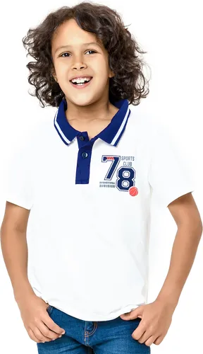 Jungen-T-Shirt Polo 78 - Weiß - 152
