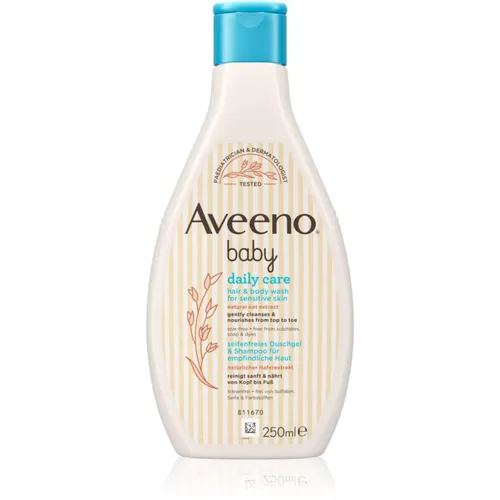 Aveeno Baby Daily Care Reinigungsgel für Haut und Haar für Kinder ab der Geburt 250 ml