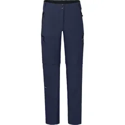 Bergson Outdoorhose VALLI zip-off Damen Radhose, robust elastisch, Langgrößen, peacoat blau blau lang | 84